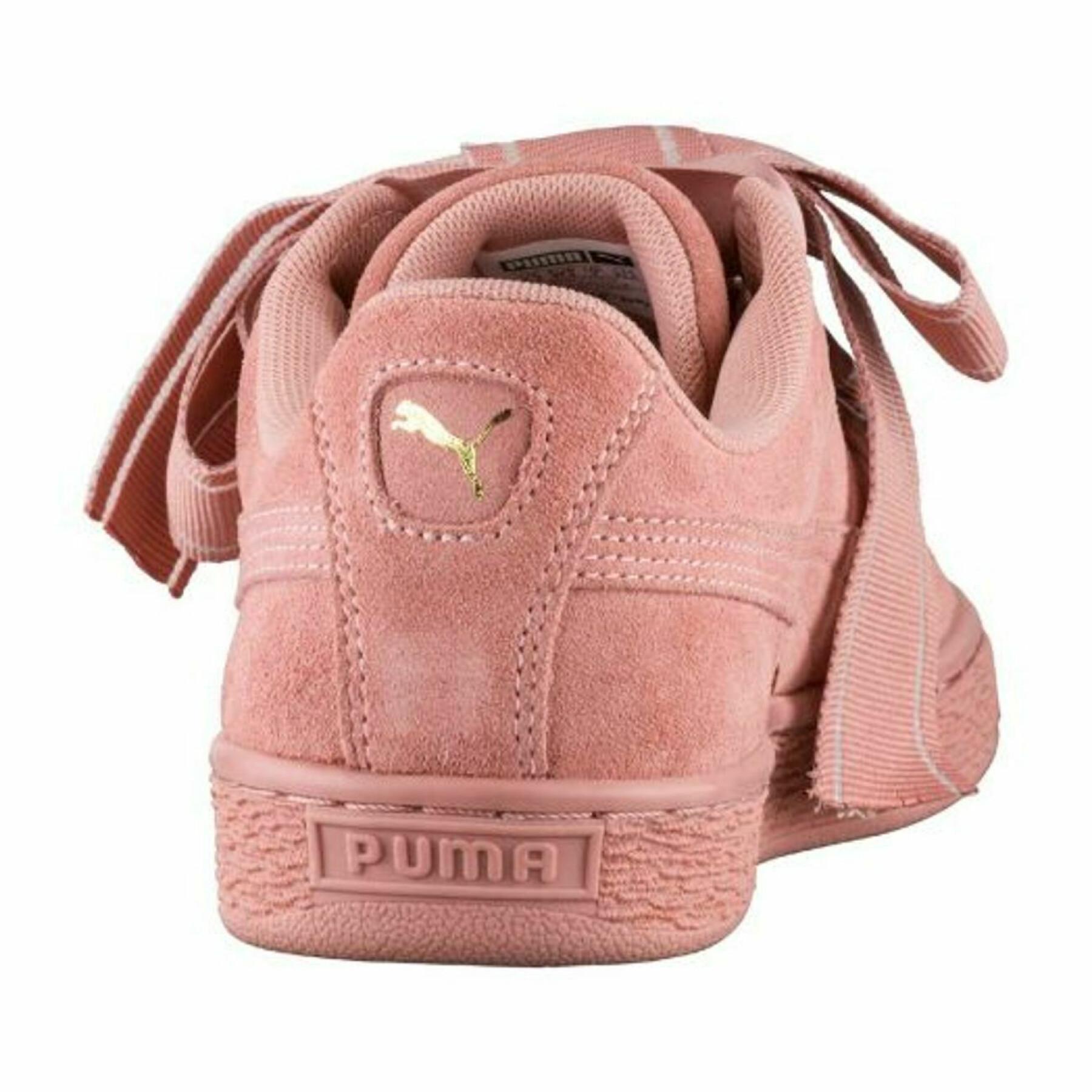 Women's satin sneakers Puma Suede Heart